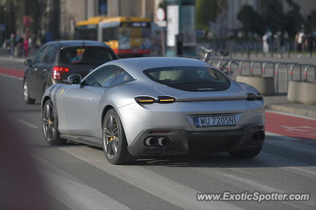 Ferrari Roma spotted in Warsaw, Poland