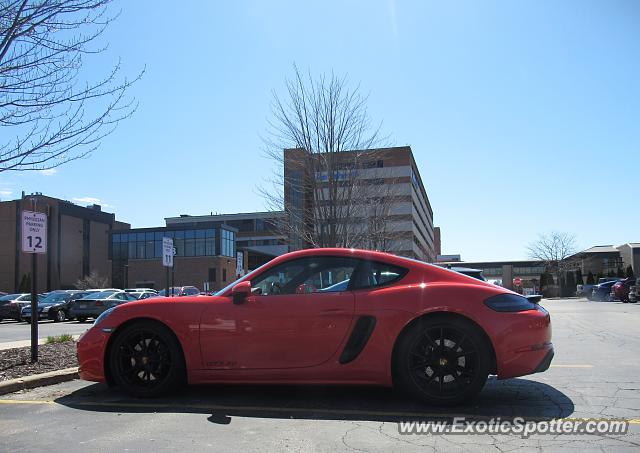 Porsche Cayman GT4 spotted in Green bay, Wisconsin