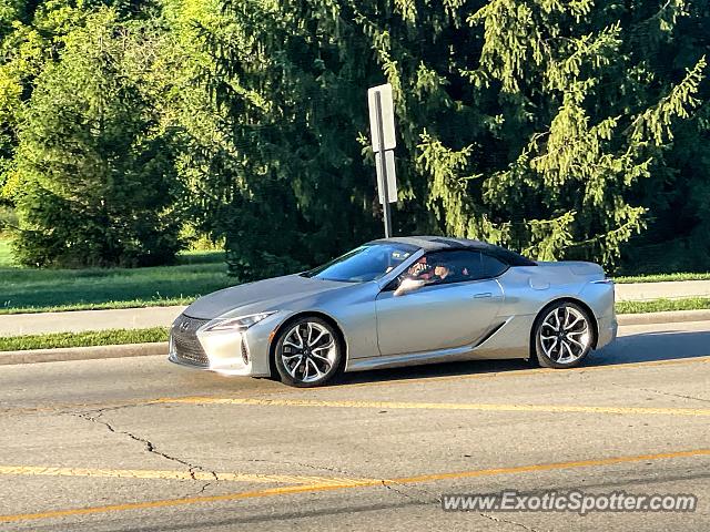 Lexus LC 500 spotted in Carmel, Indiana