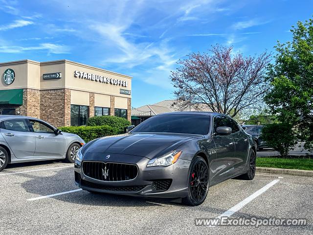 Maserati Quattroporte spotted in Franklin, Indiana