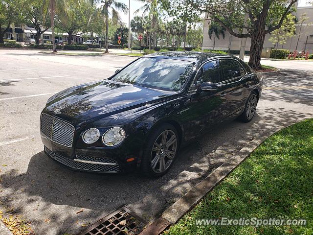 Bentley Flying Spur spotted in Parkland, Florida