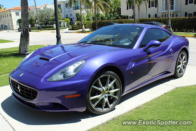 Ferrari California spotted in Palm Beach, Florida
