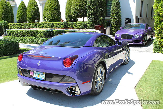 Ferrari California spotted in Palm Beach, Florida