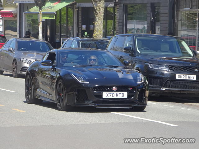 Jaguar F-Type spotted in Alderley Edge, United Kingdom