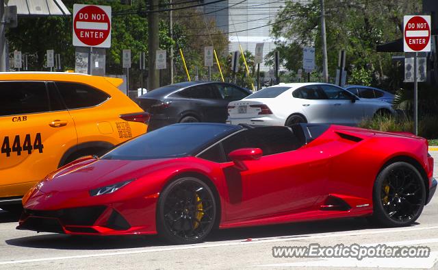 Lamborghini Huracan spotted in Miami, Florida