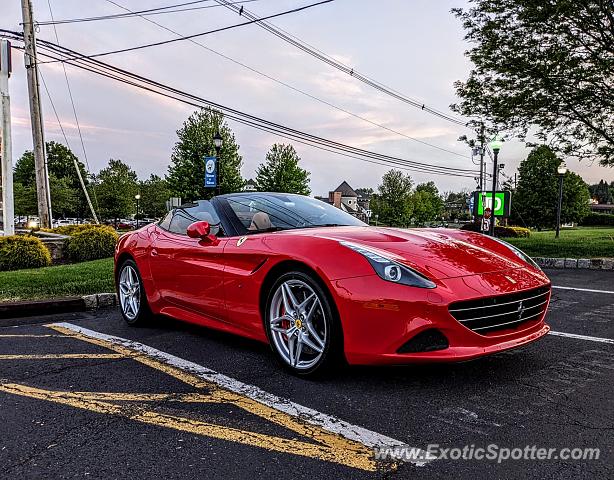 Ferrari California spotted in Warren, New Jersey