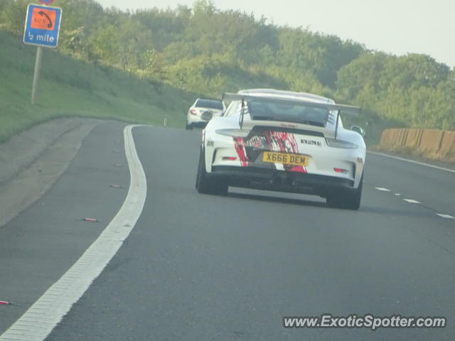Porsche 911 GT3 spotted in Motorway, United Kingdom