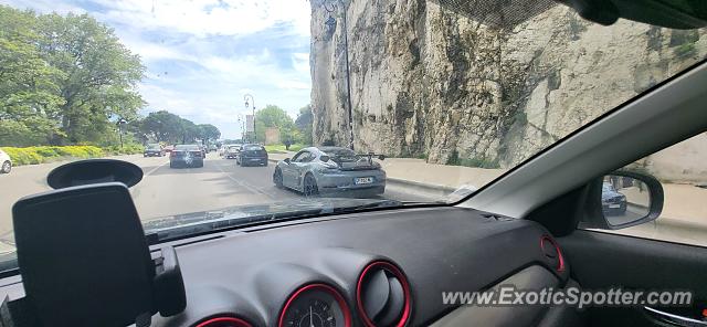 Porsche Cayman GT4 spotted in Avignon, France
