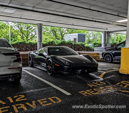 Ferrari 458 Italia spotted in Newark, New Jersey