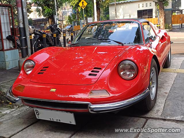 Ferrari 246 Dino spotted in Jakarta, Indonesia