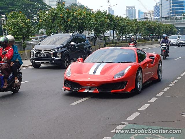 Ferrari 488 GTB spotted in Jakarta, Indonesia
