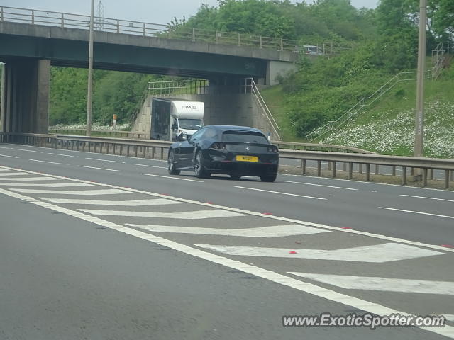 Ferrari GTC4Lusso spotted in Motorway, United Kingdom