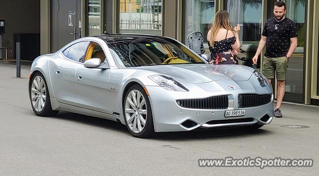 Fisker Karma spotted in Zurich, Switzerland