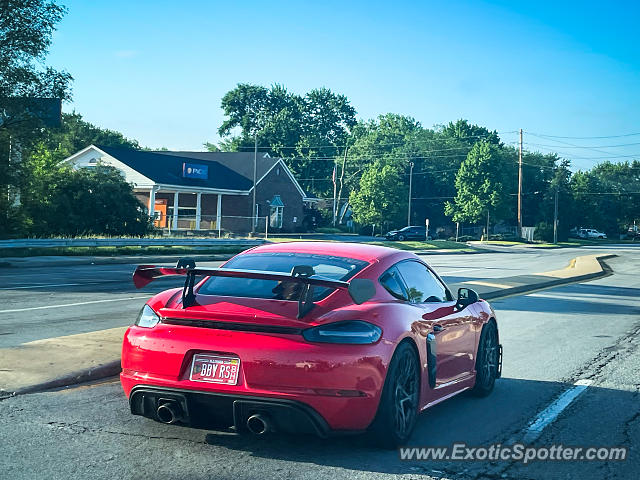 Porsche Cayman GT4 spotted in Indianapolis, Indiana