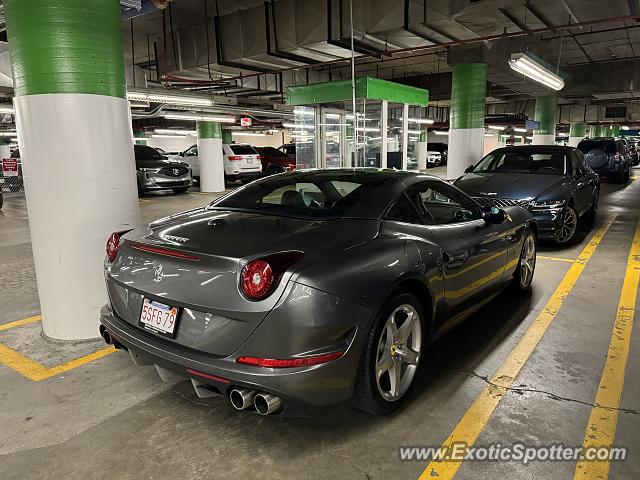Ferrari California spotted in Boston, Massachusetts