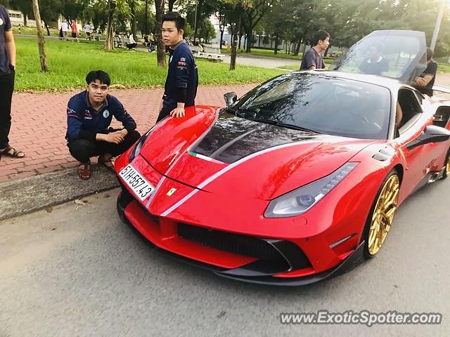 Ferrari 488 GTB spotted in HCM, Vietnam