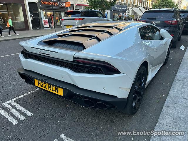 Lamborghini Huracan spotted in London, United Kingdom