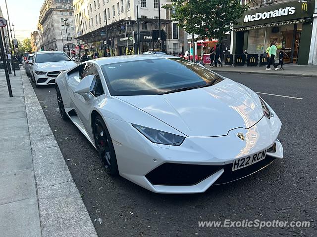 Lamborghini Huracan spotted in London, United Kingdom