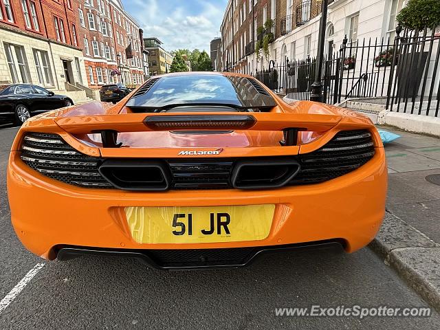 Mclaren MP4-12C spotted in London, United Kingdom