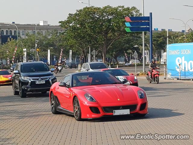 Ferrari 599GTO spotted in Jakarta, Indonesia