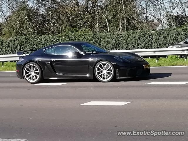 Porsche Cayman GT4 spotted in Papendrecht, Netherlands