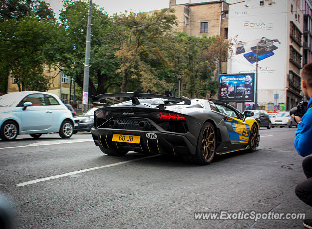 Lamborghini Aventador spotted in Belgrade, Serbia