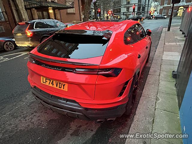 Lamborghini Urus spotted in London, United Kingdom