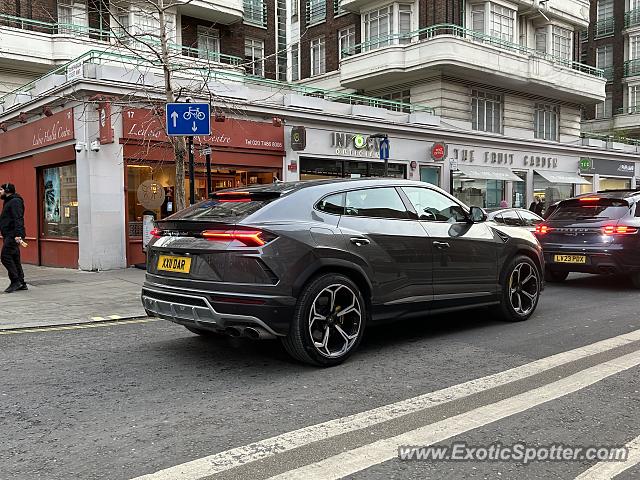 Lamborghini Urus spotted in London, United Kingdom