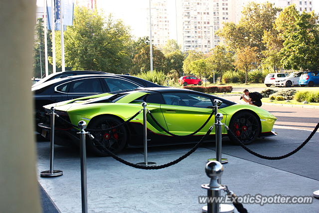 Lamborghini Aventador spotted in Belgrade, Serbia