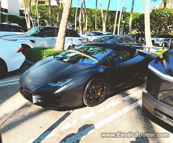 Lamborghini Huracan spotted in Bal Harbour, Florida