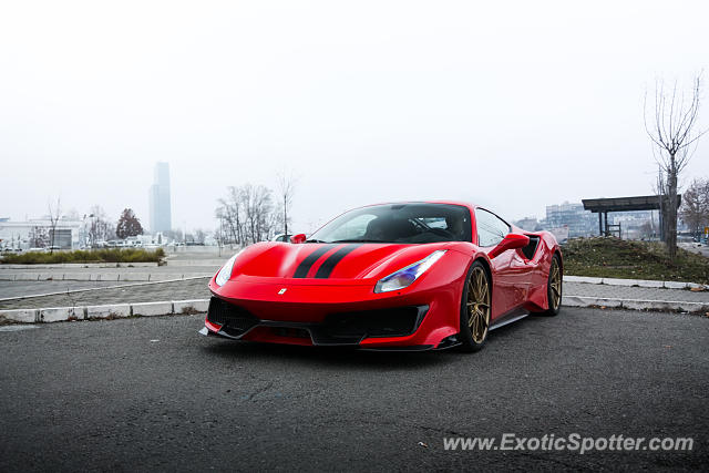 Ferrari 488 GTB spotted in Belgrade, Serbia