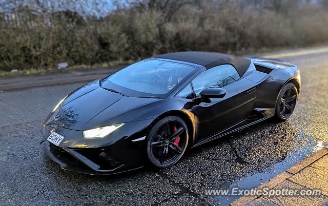 Lamborghini Huracan spotted in Wallsend, United Kingdom