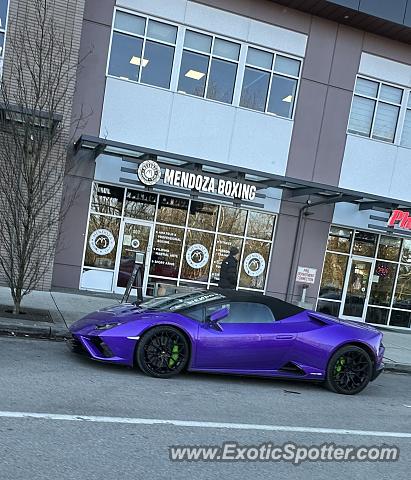 Lamborghini Huracan spotted in Surrey, Canada