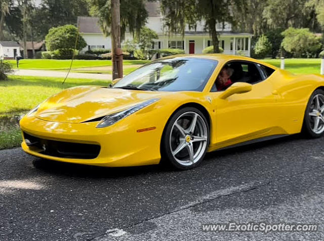 Ferrari 458 Italia spotted in Jacksonville, Florida