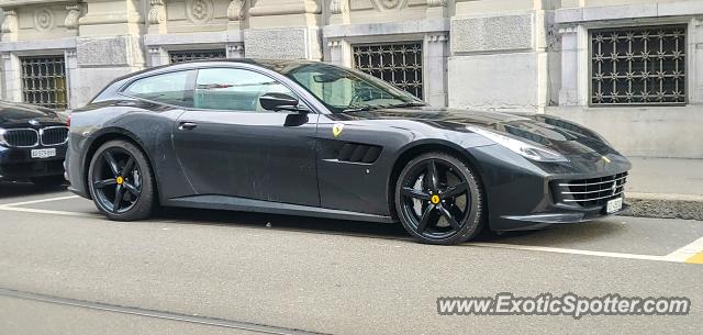 Ferrari GTC4Lusso spotted in Zürich, Switzerland