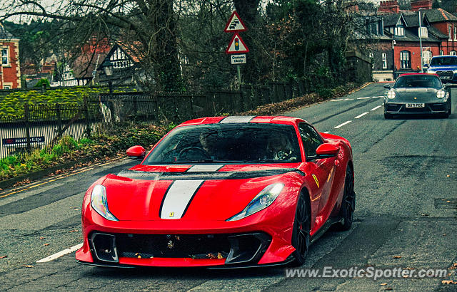 Ferrari 812 Superfast spotted in Alderley Edge, United Kingdom