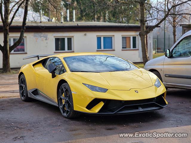 Lamborghini Huracan spotted in Warsaw, Poland