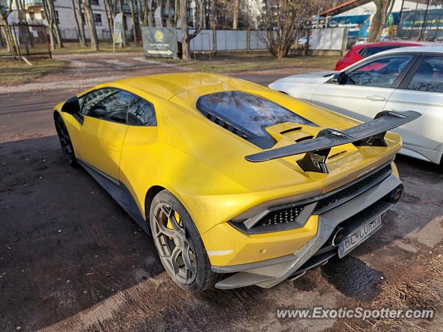 Lamborghini Huracan spotted in Warsaw, Poland