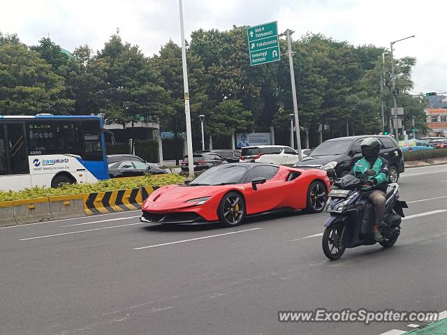 Ferrari SF90 Stradale spotted in Jakarta, Indonesia