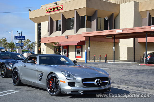 Mercedes SLS AMG spotted in Orange County, California