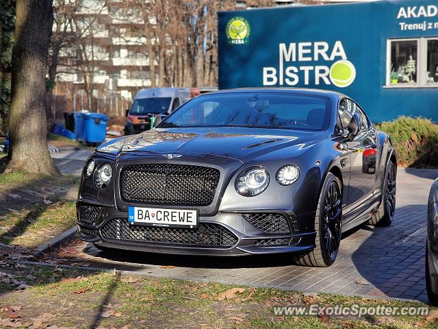 Bentley Continental spotted in Warsaw, Poland
