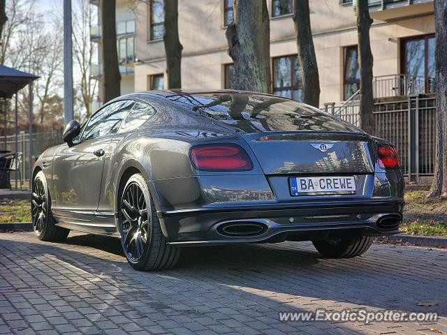 Bentley Continental spotted in Warsaw, Poland
