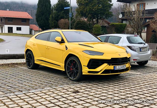 Lamborghini Urus spotted in Farchant, Germany