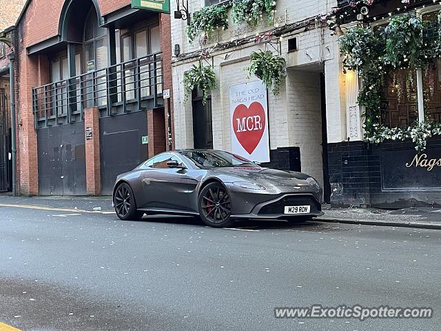 Aston Martin Vantage spotted in Manchester, United Kingdom
