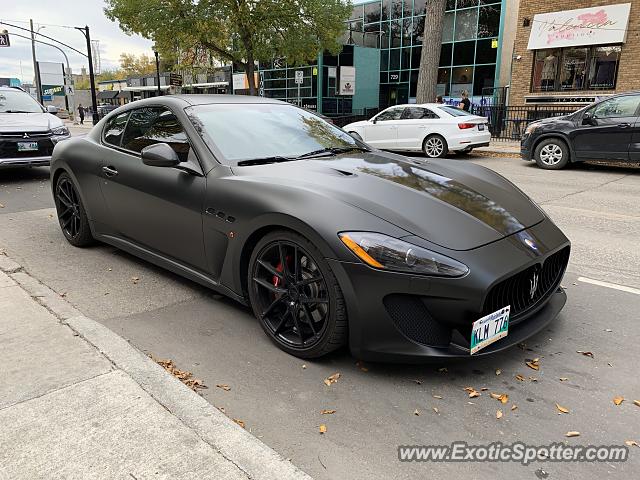 Maserati GranTurismo spotted in Winnipeg, Canada