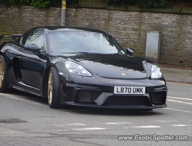 Porsche Cayman GT4 spotted in Alderley Edge, United Kingdom