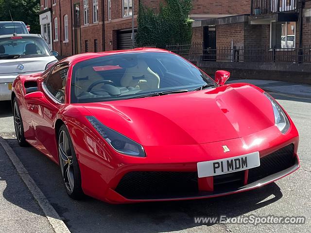 Ferrari 488 GTB spotted in Alderley Edge, United Kingdom