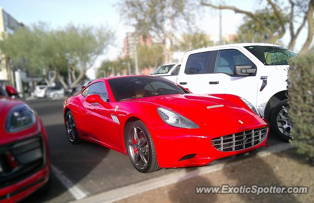 Ferrari California spotted in Scottsdale, Arizona