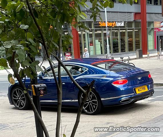 Bentley Continental spotted in Manchester, United Kingdom