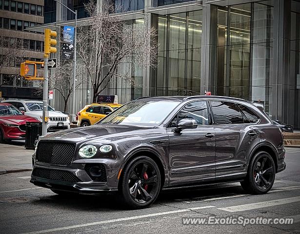 Bentley Bentayga spotted in New York, New York